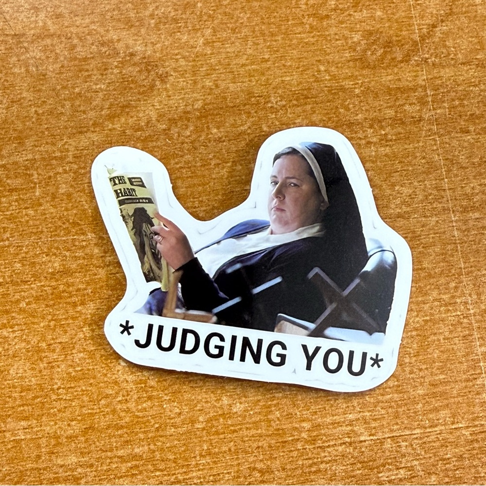 Funny Judging‎ You Sticker